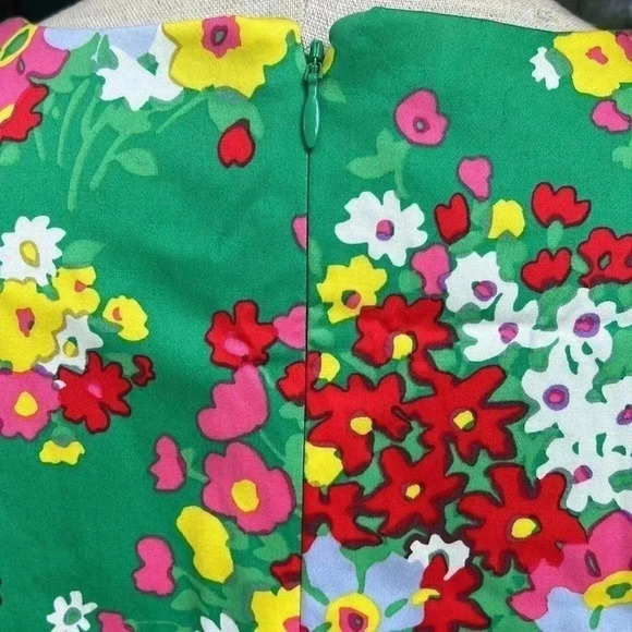 Talbots Springtime Floral Shift Dress size 2 - Picture 4 of 6